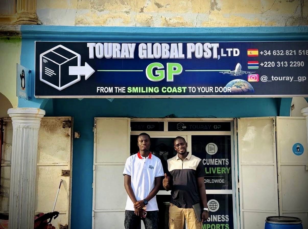 Touray Global Post shop in The Gambia